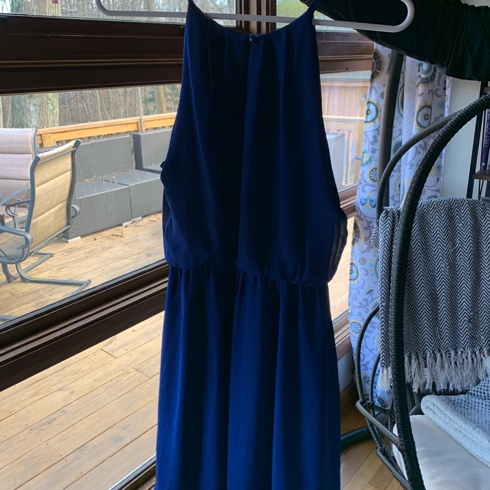 Royal blue dress